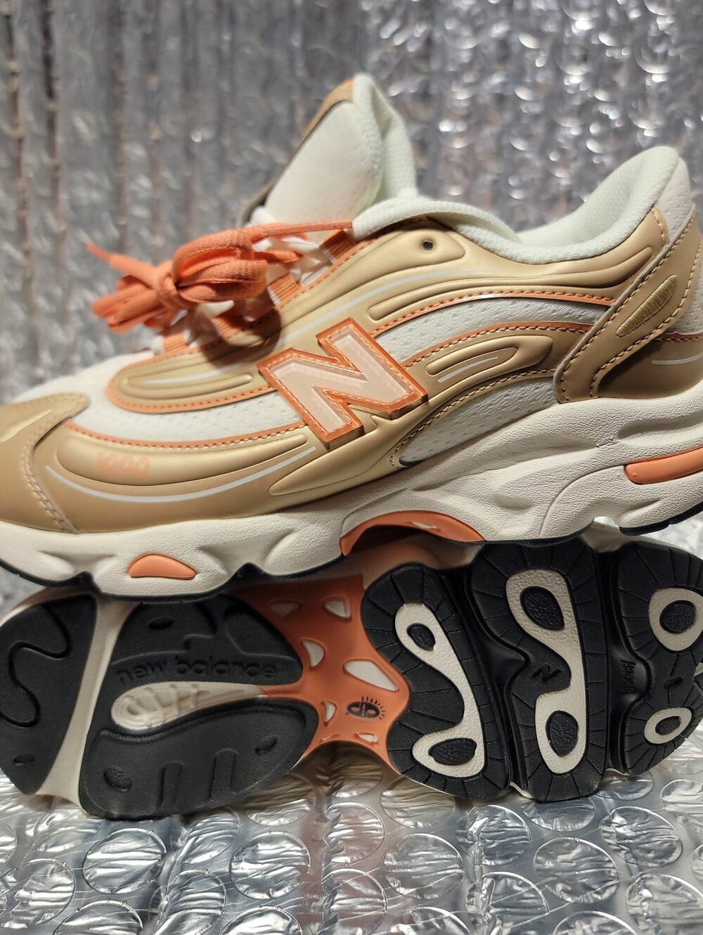New Balance 1000 ("Desert Clay" / "Melon Tint" colorway)